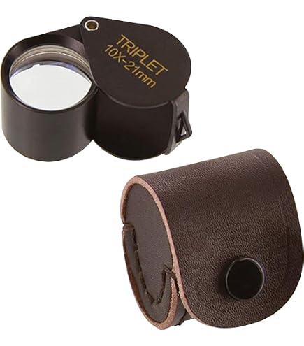 Loupe Bijoutier Nikon 10x Triplet - Noire - 15g - Fabriquée Au Japon - Neuf Avec étiquettes