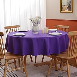 Softalker Round Tablecloth, Waterproof & Stain