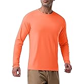 Pioneer Camp Men's Sun UV Protection SPF Shirts UPF50+ Rash Guard Long Sleeve Lightweight Hiking Quick Dry Running Swim Shirt