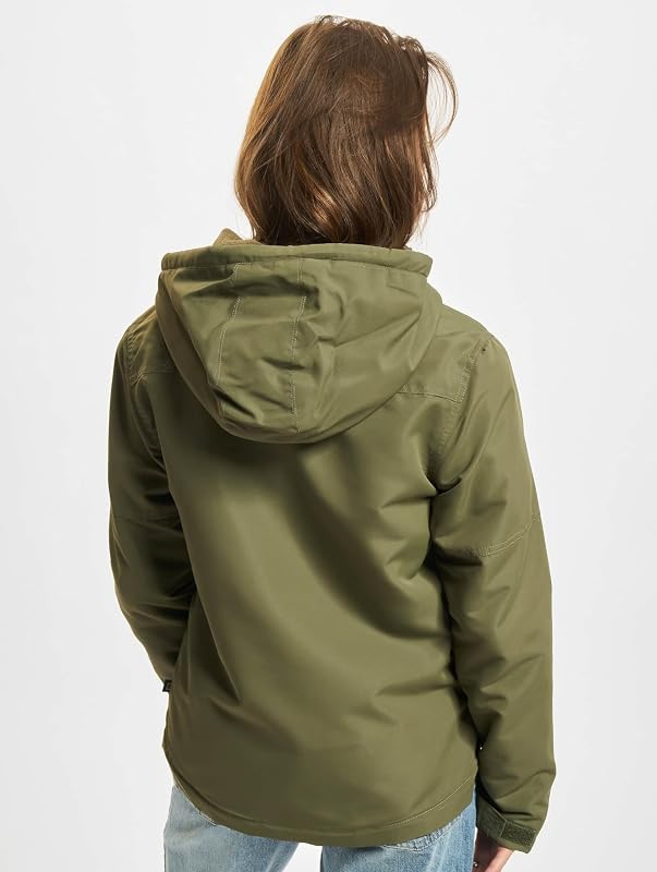 Ladies Windbreaker frontzip olive Gr. M