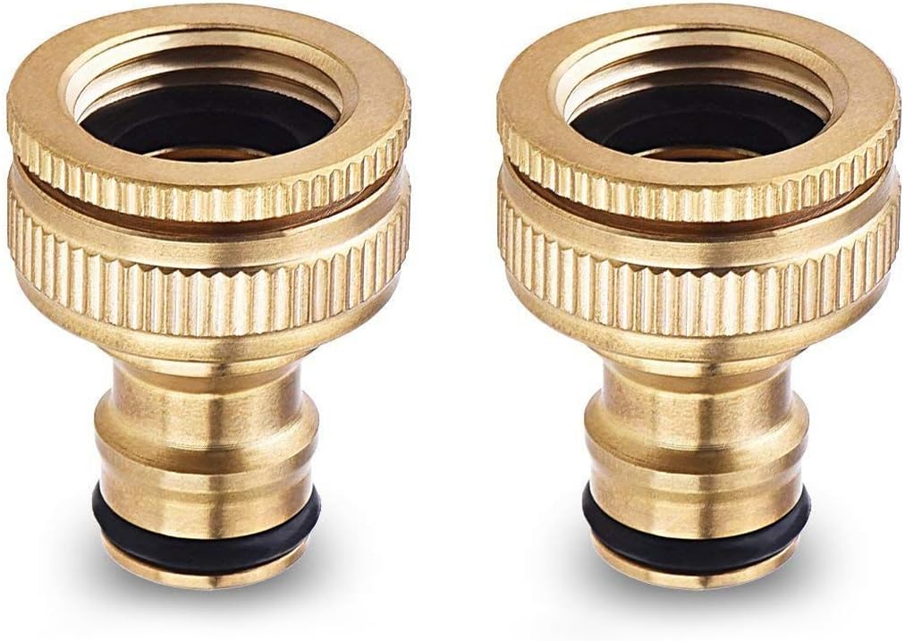 HAFRILY Gartenschlauch Adapter Set - 6-tlg Für 1/2" Und 3/4"