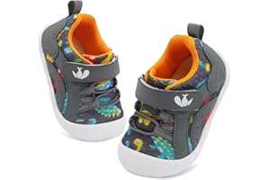 FEETCITY Wide Baby Shoes Boys Girls Baby Barefoot Shoes Breathable Infant Walking Shoe Crib Sock Shoe Toddler Sneakers Flexible