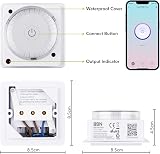 HBN WiFi Smart Wall Timer Switch 16A Works with Alexa Google without Hub view 2