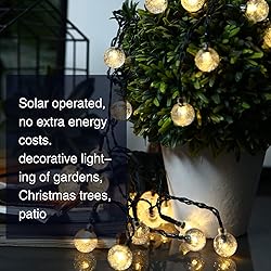 Grand patio Solar String Lights Outdoor, 30 LED