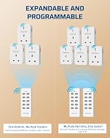 DEWENWILS Remote Control Plug Socket 13A Heavy Duty Wireless Light Switch 30m 5 view 7