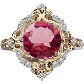 GEMS VIBES Unique Color Changing Zultanite Ring 925 Sterling Silver Ring For Women Multicolor Gemstone Ring Promise Gift For Her Elegant Zultanite Halo Ring