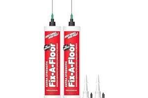 The Original Fix-A-Floor Loose Tile Repair Adhesive PRO Pack! Includes a Micro Syringe Injector and Two Drill Bits -Tile, Porcelain, Ceramic, Marble, Stone, Wood Floor. Pack of 2