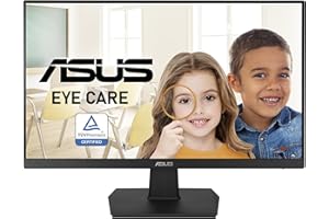 ASUS VA24EHE 23.8" Full HD 1920x1080 IPS DisplayPort HDMI DVI Eye Care Monitor,Black