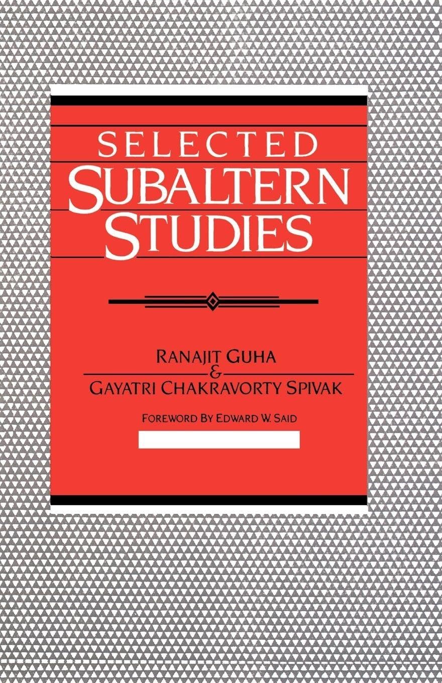 Selected Subaltern Studies