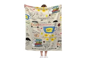 SHAJIER Gilmore Girls Throw Blanket Flannel Blanket Ultra-Soft Fleece Throw Blanket Suitable for All Seasons Couch Bed Living Room 80x60 Inch