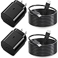 Samsung Fast Charger Super Fast Charging 2-Pack 25W USB C Charger Type C Charger Block & USB C to C Cable for Samsung Galaxy S23/S22/S21/S20/Ultra/FE/Plus/Note 20/10/Z Fold/Z Flip/Galaxy Tab,A54/A53