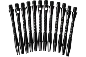 DIYEAH Aluminium Alloy Dart Rod Accessories 12Pcs Medium Shafts for Professional and Amateur Players