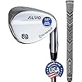 Alvo Golf Pro Full Face Golf Wedges for Men, 52/56/60 Degree - Right Hand CNC Milled Spin Wedges with Precision, Forgiveness - Pitching Wedge, Gap Wedge, Sand Wedge, Lob Wedge, wedge set - Set/Singles