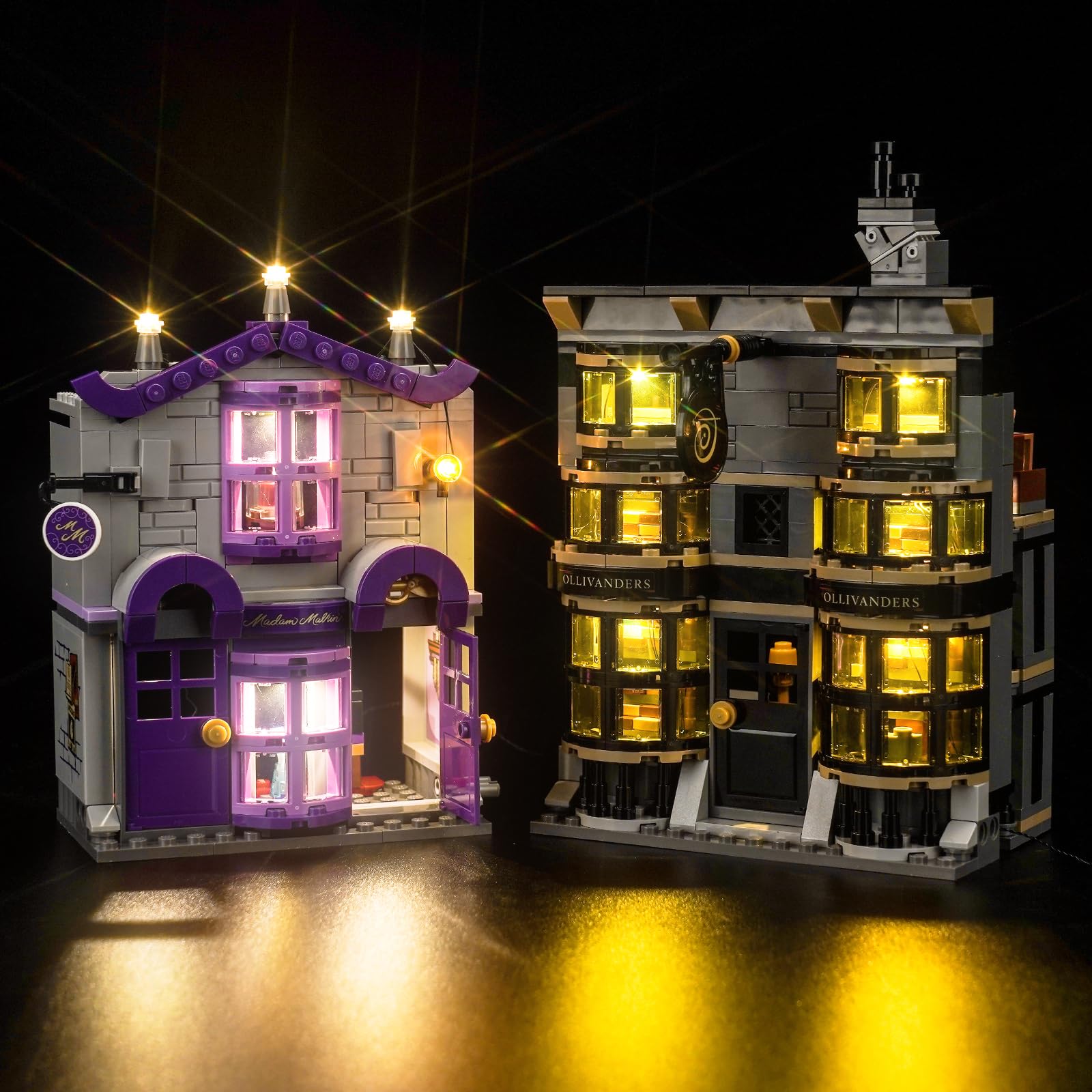 Led Light Set for Lego 76439 Ollivanders & Madam Malkin's Robes (No Lego), Decoration Lighting Set for Creative Toys — image 1