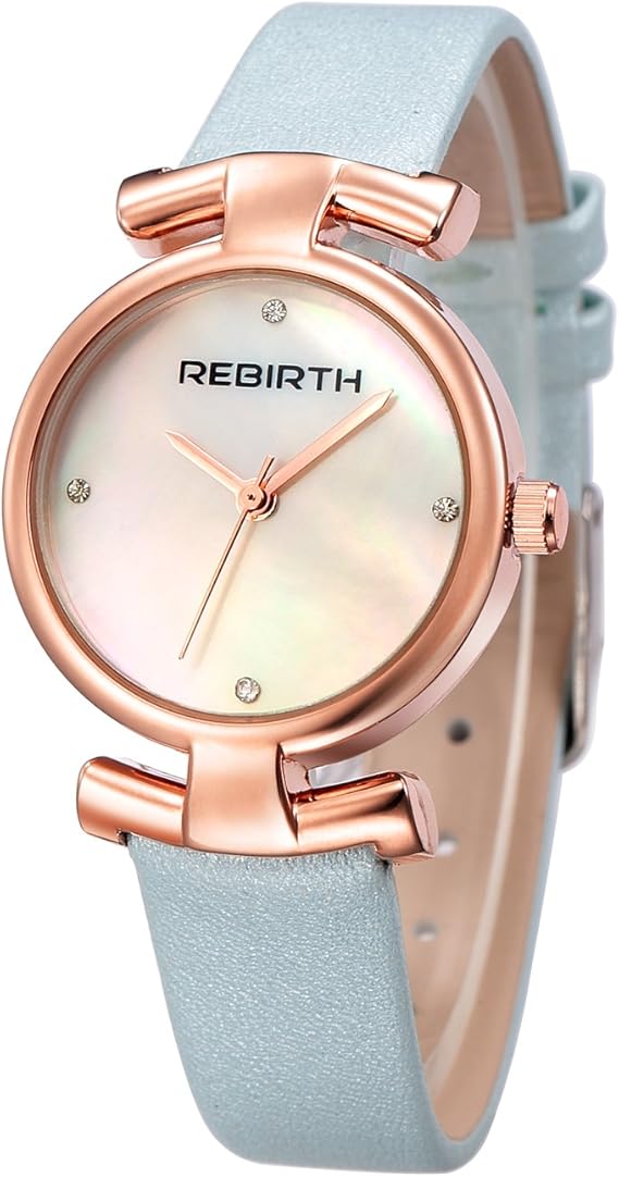 Amazon Watcher 腕時計 レディース カジュアル ブランド アナログ レッド ステンレス 白 革 腕時計 腕時計 通販