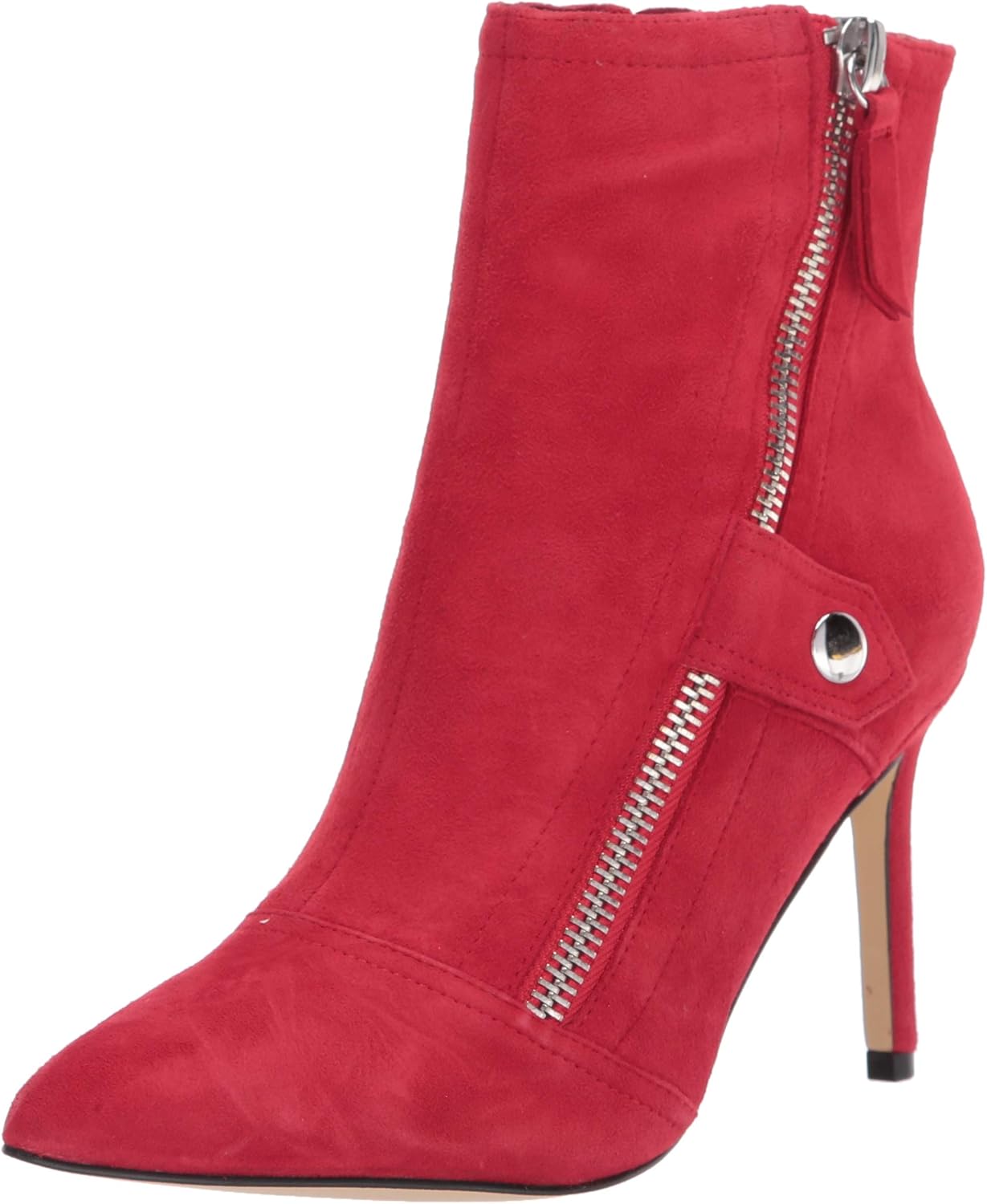 nine west red leather boots