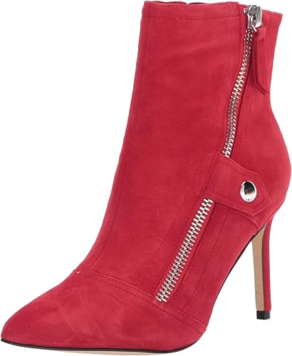 nine west red ankle boots