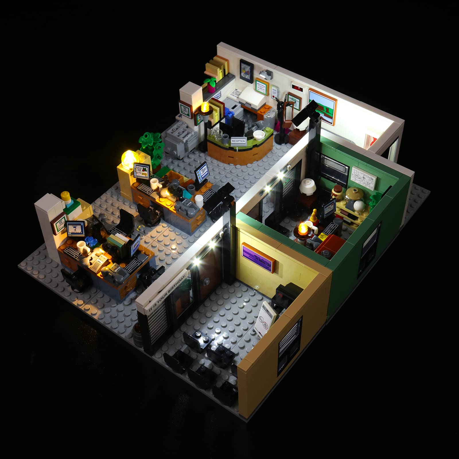 Led Light Kit for Lego The Office, Led Lighting Set for Lego 21336 The Office Display model of ‘An American Workplace’ - Not Include Models, Just Light Set(Standard Version) — image 1