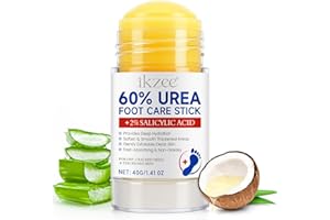 60% Urea + 2% Salicylic Acid Cream Stick | Intensive Moisturizing Balm for Rough & Dry Skin | Exfoliating Foot & Hand Softene