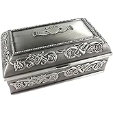 Mullingar Pewter Claddagh Irish Jewelry Box Medium