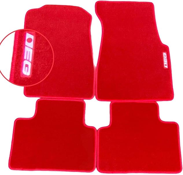Honda Civic Red Floor Mats