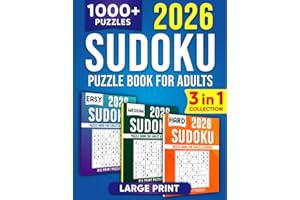 3 in 1 Collection Sudoku Books for Adults: More than 1000 Puzzles From Easy to Hard with Solutions - The Perfect Challenge for All Skill Levels