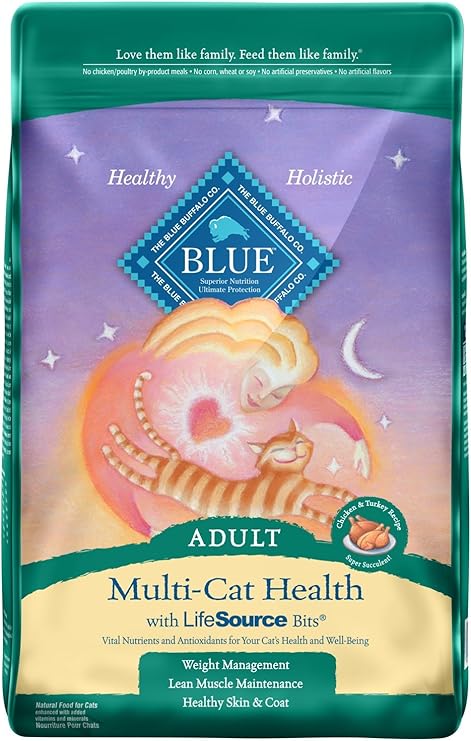 blue buffalo multi cat food