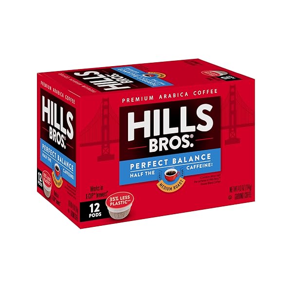 HILLS BROS SINGLE SERVE COFFEE PODS, PERFECT BALANCE,...