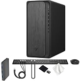 HP OmniDesk Desktop Computer PC, AMD Ryzen 7 8700G, 64GB DDR5, AMD Radeon 780M Graphics, 3TB Storage (2TB SSD&amp;1TB Docking Station Set), Copilot, Wi-Fi 6, Keyboard &amp; Mouse, Win 11, Black