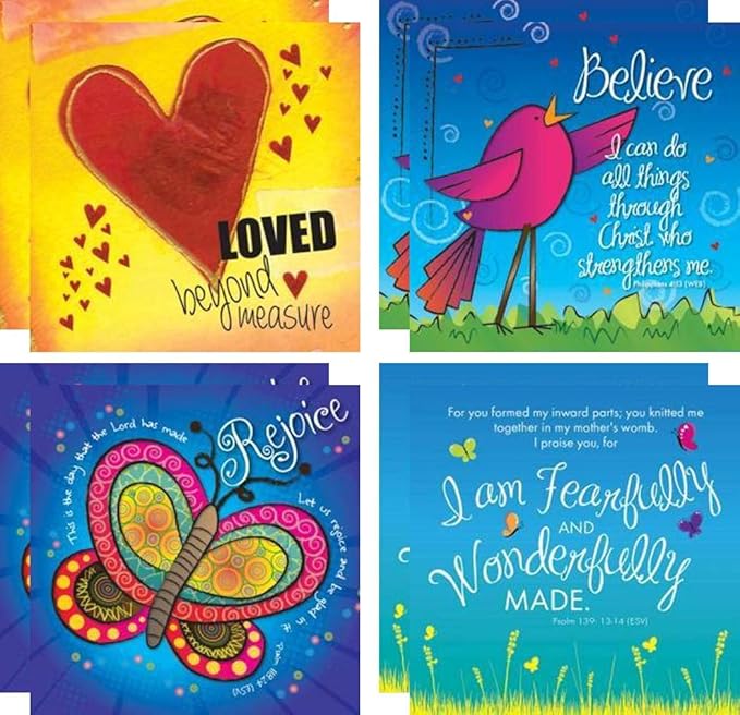 8 Piccoli Appunti Con Versi Della Bibbia O Parole Incoraggianti Sul Davanti E Interno Bianco 9 X 9 Cm Amazon It Cancelleria E Prodotti Per Ufficio