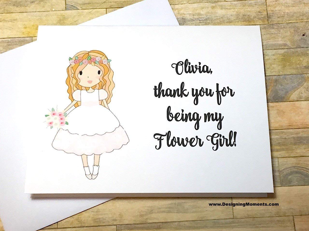 thank you for being my flower girl gift