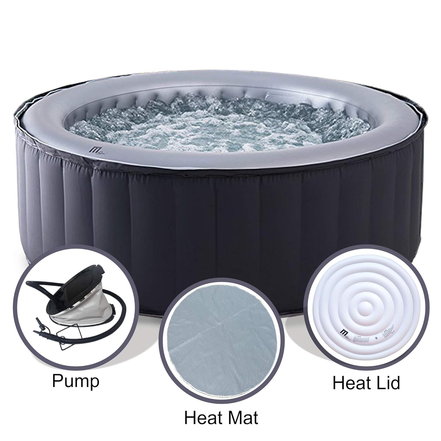 MSPA Silver Cloud 2018 Edition Luxury Portable Inflatable Quick Heating