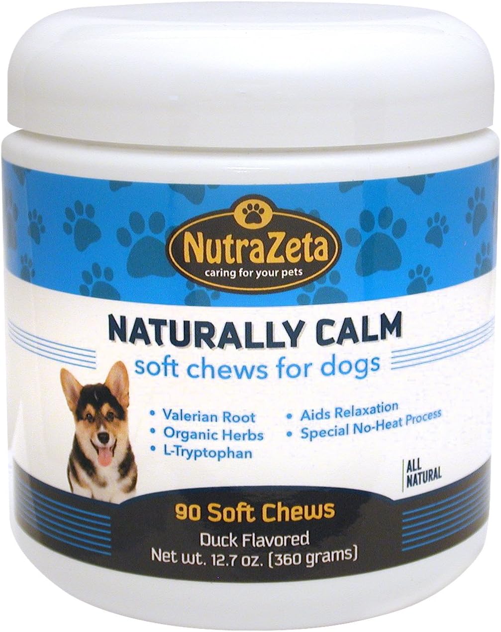 Natural Dog Anxiety Relief - 90 Soft Chews - Reduces Stress & Promotes Relaxation for a Calm Dog - for Travel, Separation Anxiety, Storm Fear, Fireworks - No Drugs & Non-Drowsy - Proudly Made USA