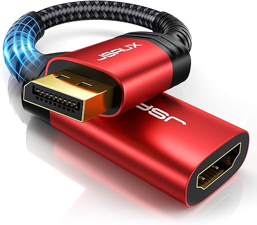 Jsaux Displayport Hdmi Adapter 4k 60hz 2k 144hz Duurzame Dp Op Hdmi Adapter Ondersteuning Nylon Gevlochten Displayport Naar Hdmi Converter Compatibel Met Hp Hdtv Thinkpad Monitor Projector Rood Amazon Nl Jsaux Displayport Hdmi Adapter 4k 60hz 2k 144hz Duurzame Dp Op Hdmi Adapter Ondersteuning Nylon Gevlochten Displayport Naar Hdmi Converter Compatibel Met Hp Hdtv Thinkpad Monitor Projector Rood Amazon Nl