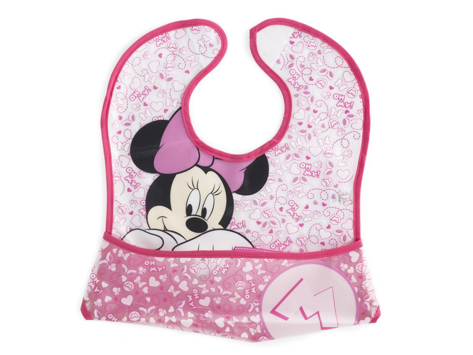 lulabi 79650 Disney Minnie 3 Bib PEVA Strap