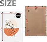KAIWIN 50x70 cm White Picture Frame Pack of 3 for Poster Living Room view 4