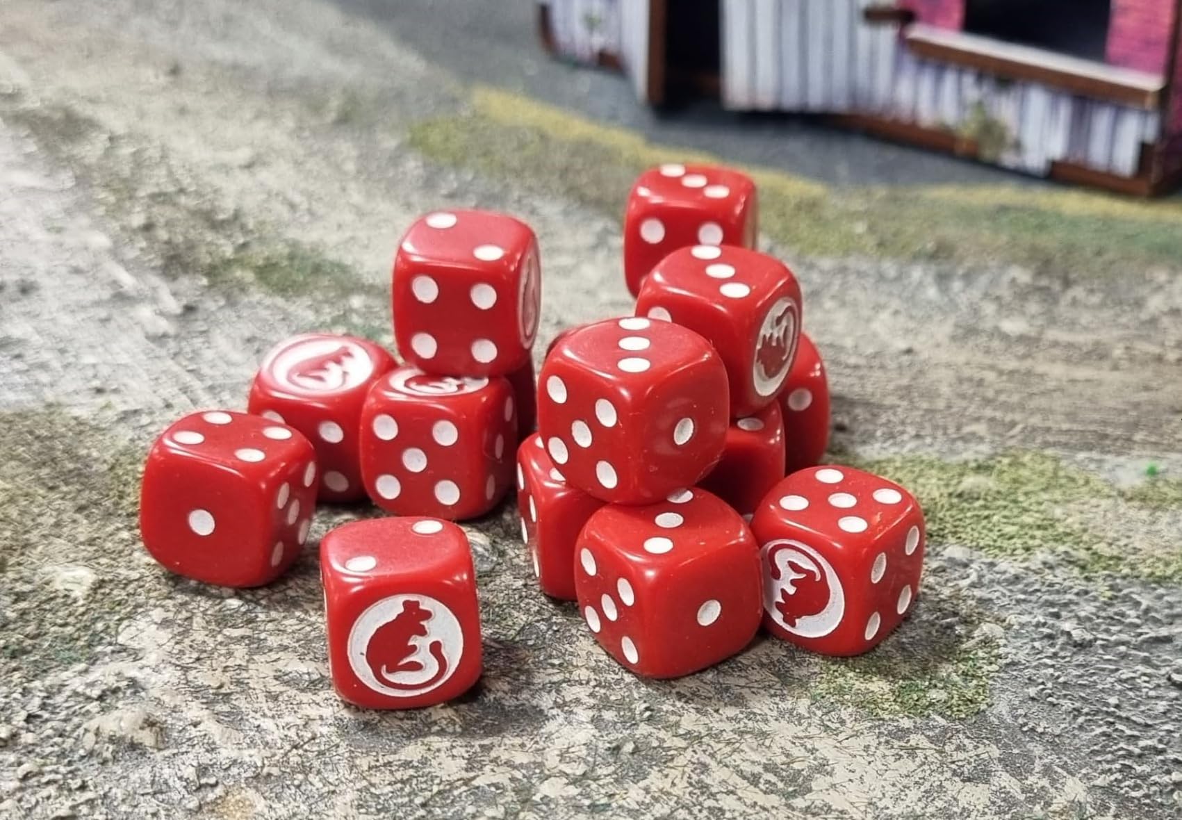 Warlord Games British Army Desert Rats - D6 Dice (16) Set Bolt Action