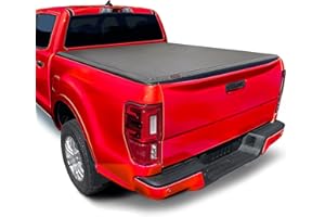 MaxMate Soft Tri-fold Truck Bed Tonneau Cover Compatible with 1982-2013 Ford Ranger; 1994-2010 Mazda B-Series | Fleetside 6' (73") Bed | TCF371022