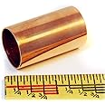 Polished Copper Stubby Guitar Slide (1.5 inch) - Superb Warm Tone - Handmade in The USA