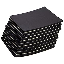 10 Pack Adhesive Foam Padding 1/4 Inch Thick