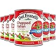 Dei Fratelli Chopped Italian Tomatoes with Herbs and Olive Oil - Vine-Ripened – Non GMO, Gluten-Free (28 oz. Cans, 6 pack)