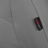Flying Banner Car Seat Covers Full Set Universal Fit Airbag Compatible Grey view 5