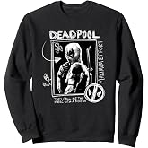 Marvel Studios Deadpool &amp; Wolverine Maximum Effort Chalk Art Sweatshirt