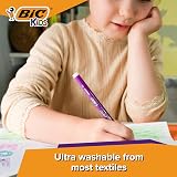 BIC Kids Kid Couleur Felt Tip Pens Assorted 24 pack Cardboard Wallet view 3