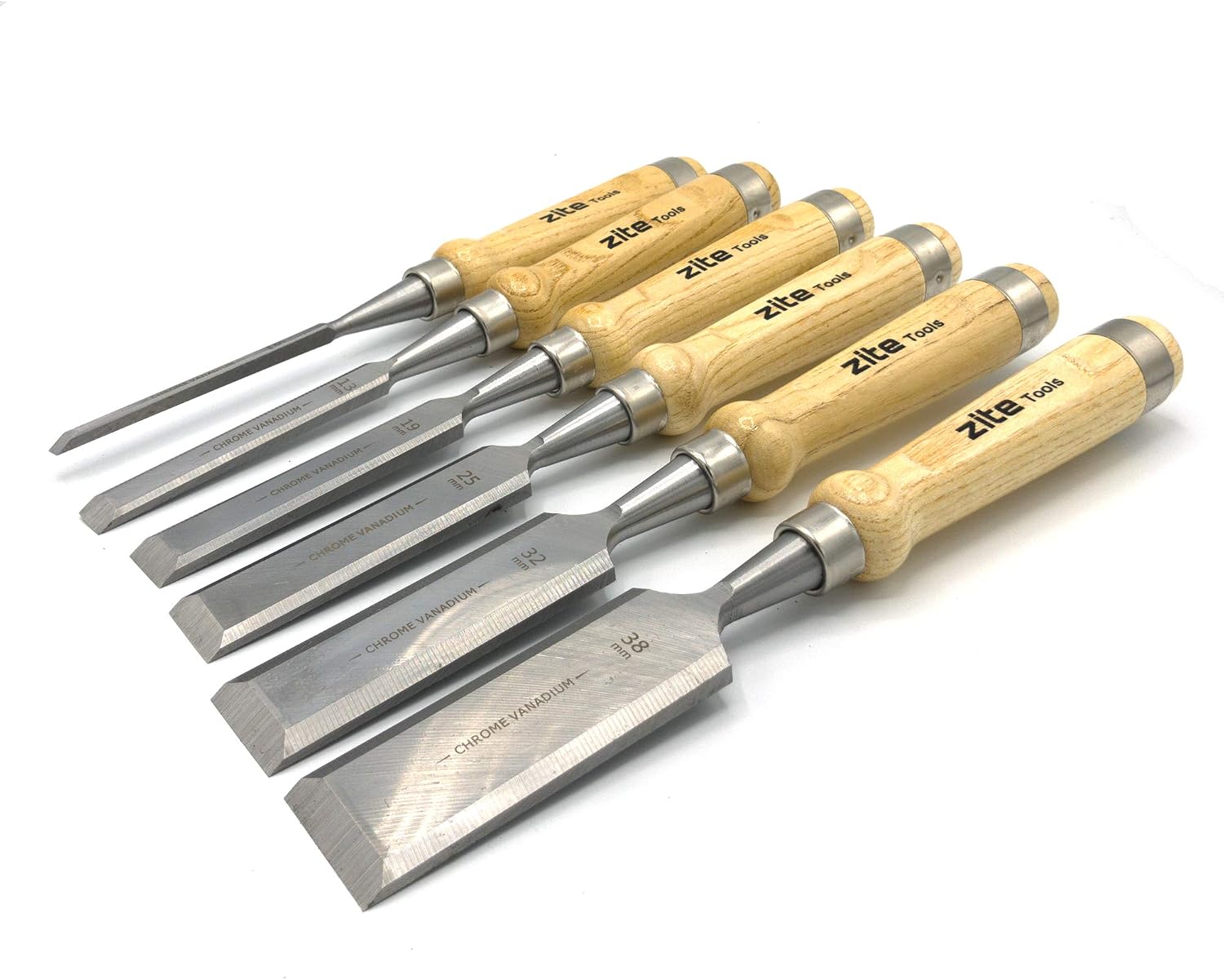 Zite Tools high Quality Chisel Set for Woodwork – 6 chisels & 2 ...