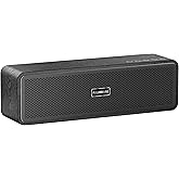 FULMINARE Portable Bluetooth Speaker for Home, Wooden Housing, 50W Deep Bass Stereo Sound, Bluetooth 5.3, 30H Playtime, 4-in-1 Playback, IPX5 Waterproof for Indoor & Outdoor Use