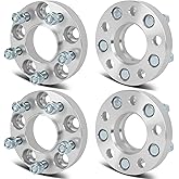 SCITOO 4Pcs Wheel Spacers 1 inch 5x115 Bore 70.3mm Studs 12x1.5 5 Lug Wheel Spacers Adapters Fit for for Chevrolet Equinox for Chevrolet for Malibu for Chevrolet Impala