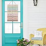 HPNIUB HPUINB Inspirational Quotes Wall Art Rainbow Wood Sign 9pc Kids Decor view 5