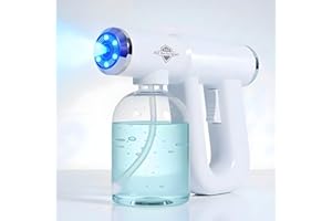 GOODSCIOUS Nano Spray Machine K12 Blue Ray Mist Sprayer Gun – Handheld Cordless & Rechargeable Atomizer – Portable Fine Mist Spray for Home, Salon, Office & Travel Use, Refillable Water-Based Solution Mister