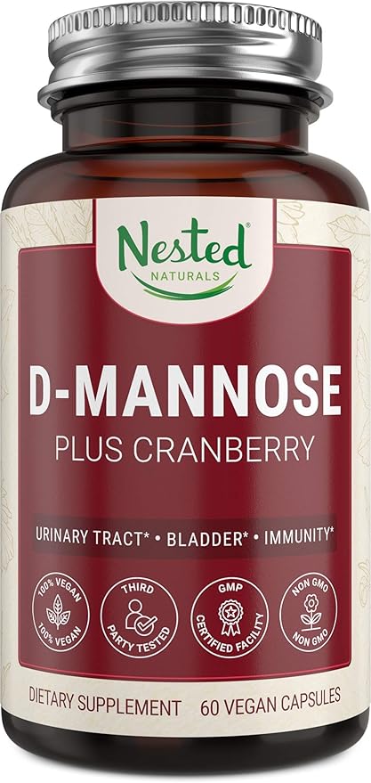 Amazon Com D Mannose 500 Mg Supplement With Cranberry Extract